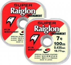 Linha Monofilamento Super Raiglon Tournament 100 Metros Branco - Marine Sports